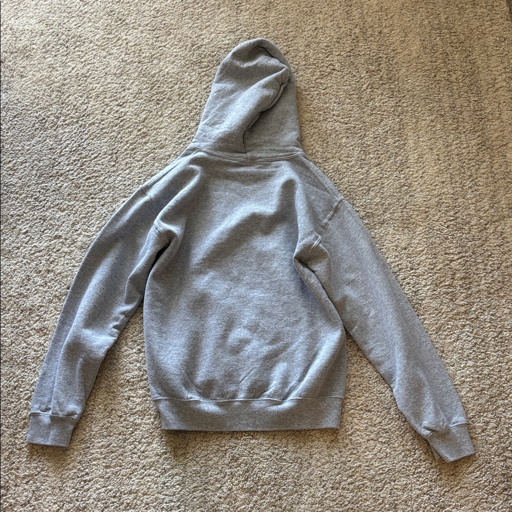 Gildan Texas Hoodie Heather Gray Pullover Sweatshirt Unisex - Picture 5 of 5